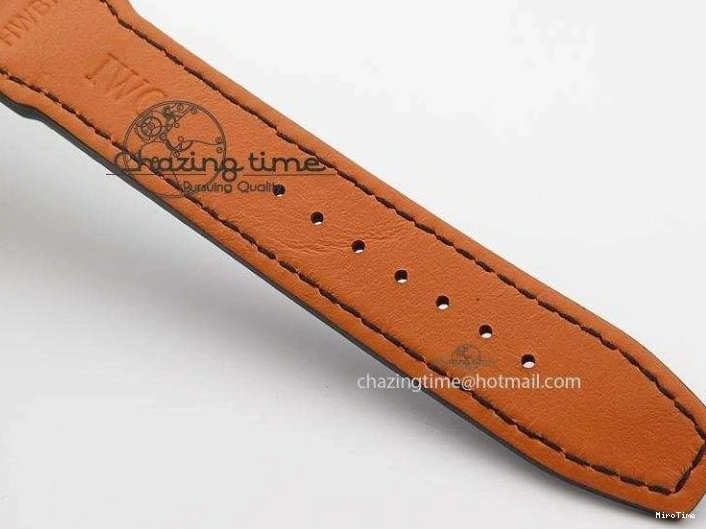 MIROTIME 0313 Mark XVIII IW327001 V6F Best Edition Black Dial On Black Leather Strap A Tailored 7307